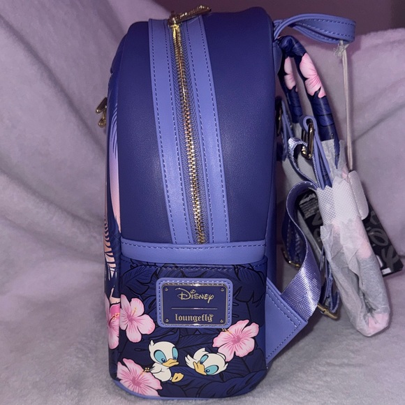 Loungefly Lilo and Stitch Blue Backpack - Picture 4 of 4